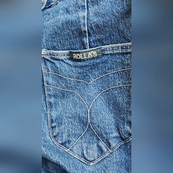 ROLLA'S NWT Sailor Jumpsuit Breaker in Mid Vintage Blue Size 8/s - Picture 8 of 13